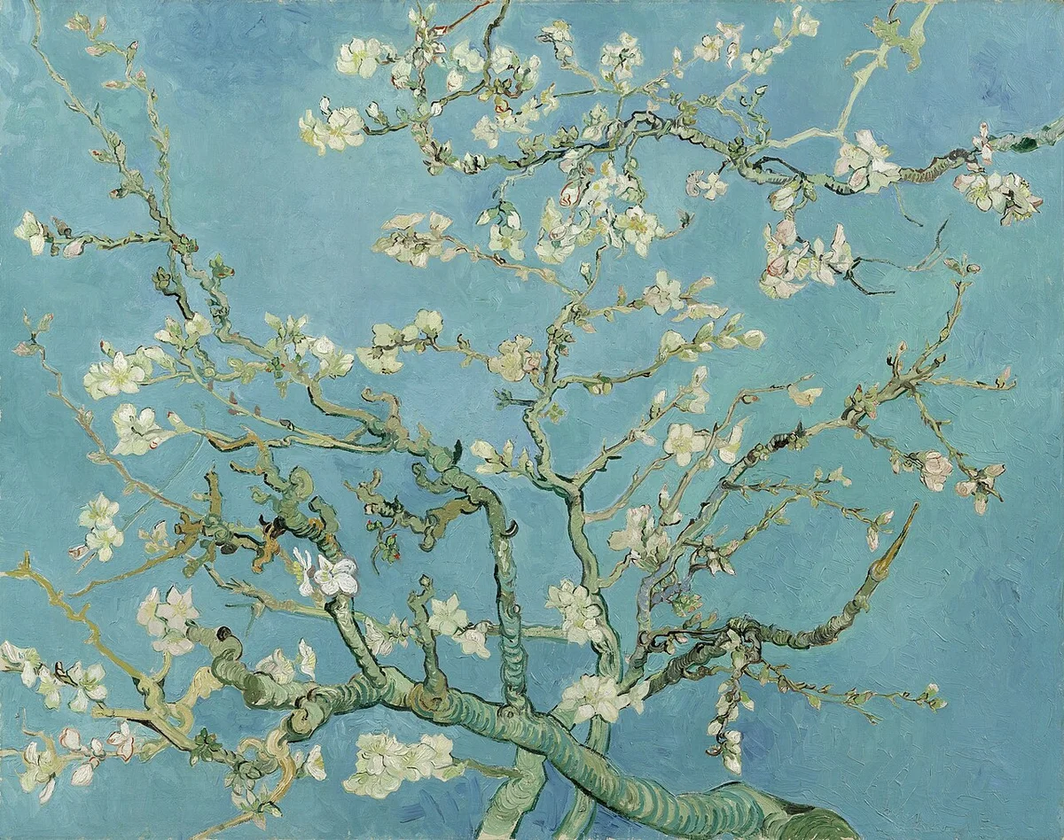 Vincent van Gogh, Amandelbloesem, 1890. Van Gogh Museum, Amsterdam (Vincent van Gogh Stichting).