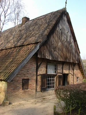 Een los hoes in het Nederlands Openluchtmuseum in Arnhem.