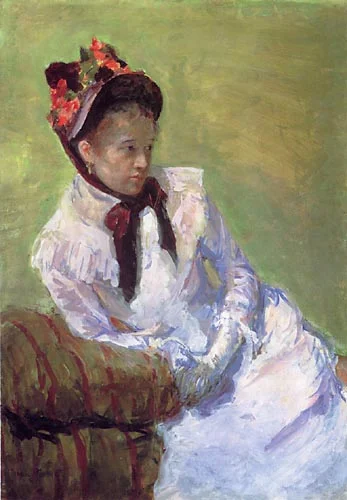 Zelfportret van Mary Cassatt.