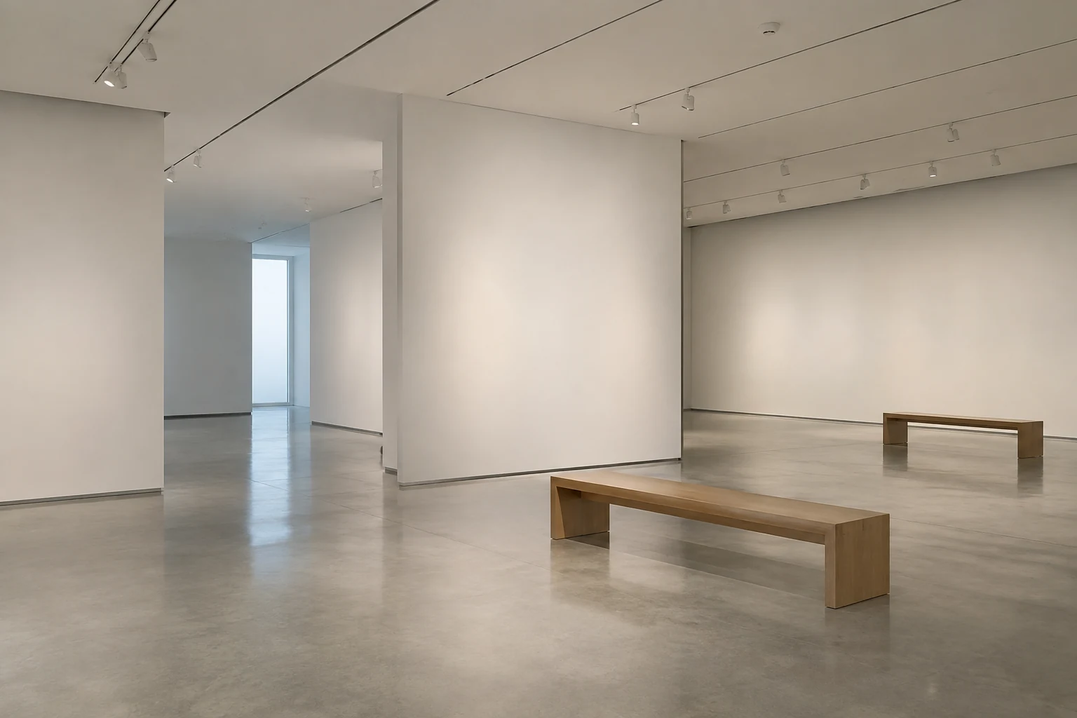 KI-Bild zur Illustration. Allgemeiner Museumssaal, kein Werk und kein Raum der Whistler-Ausstellung.