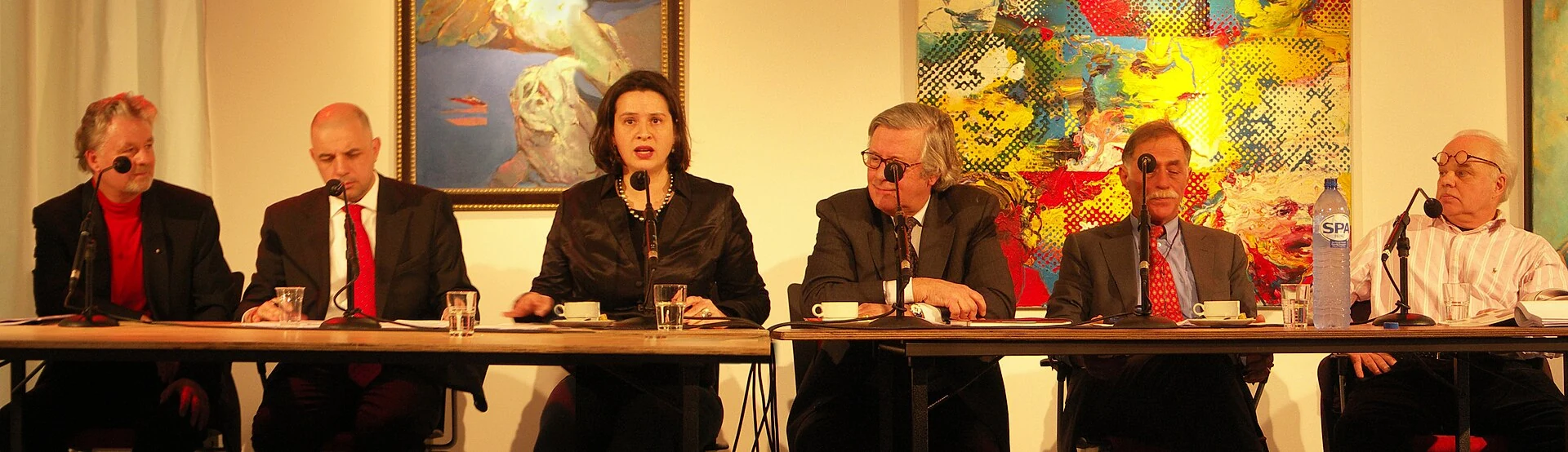 Geert Jan Jansen tijdens het symposium Echt-Vals in Amsterdam, 2007.