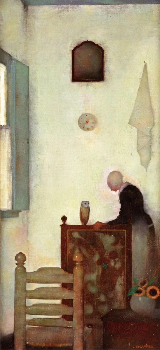 Moeder in interieur, Jan Mankes (1912).