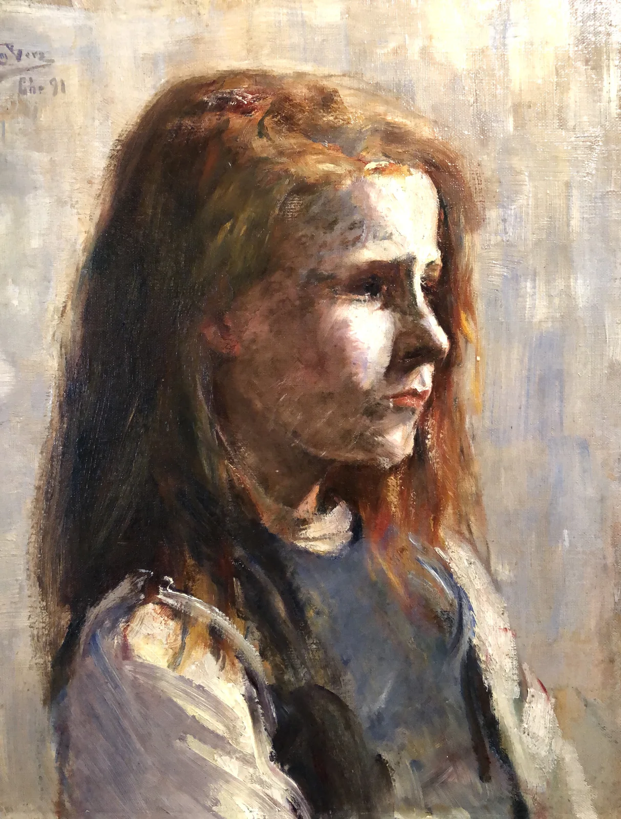 Portret van een meisje.