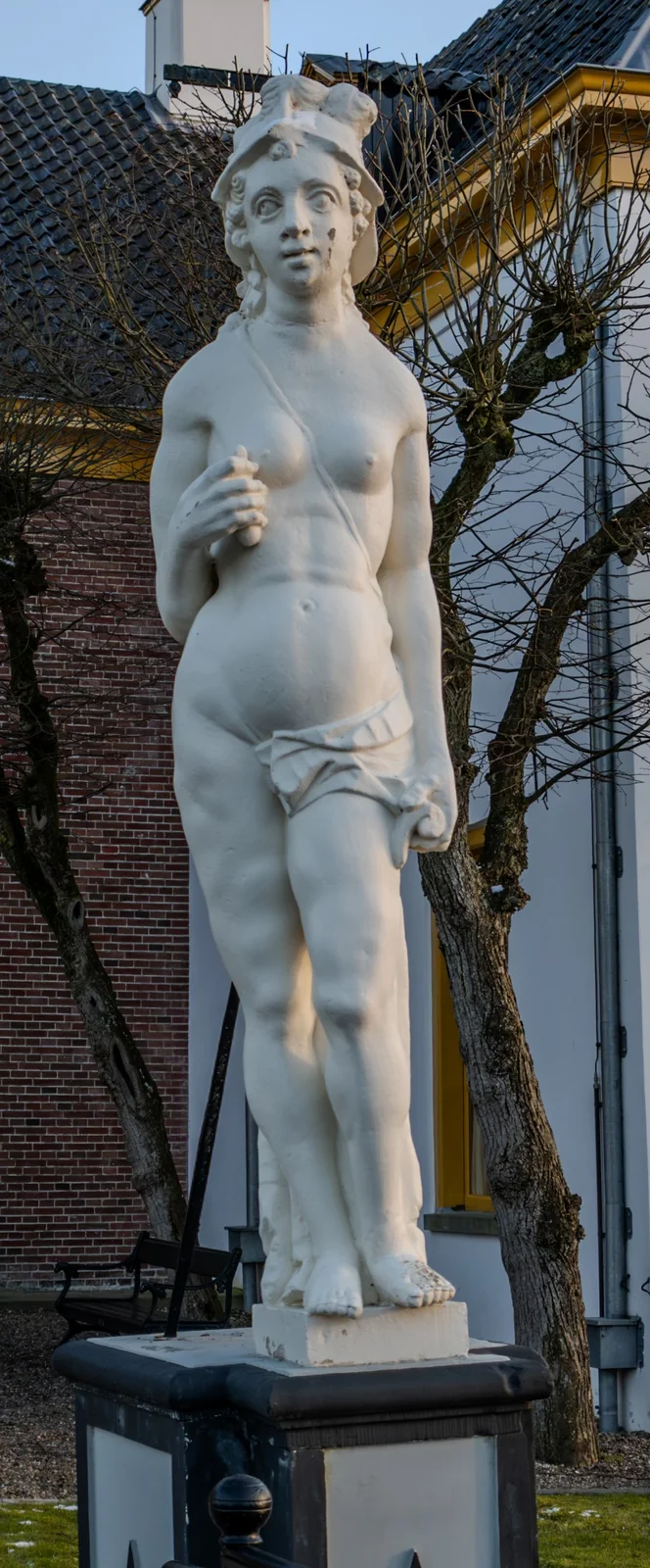 Tuinbeeld op het landgoed Fraeylemaborg.