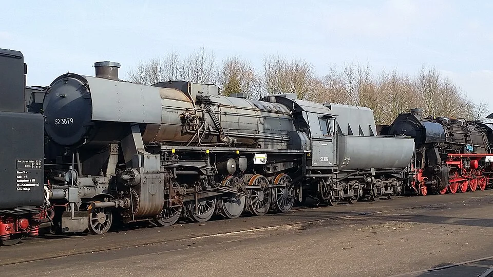 Stoomlocomotief VSM 52 3879 (DRB Baureihe 52).