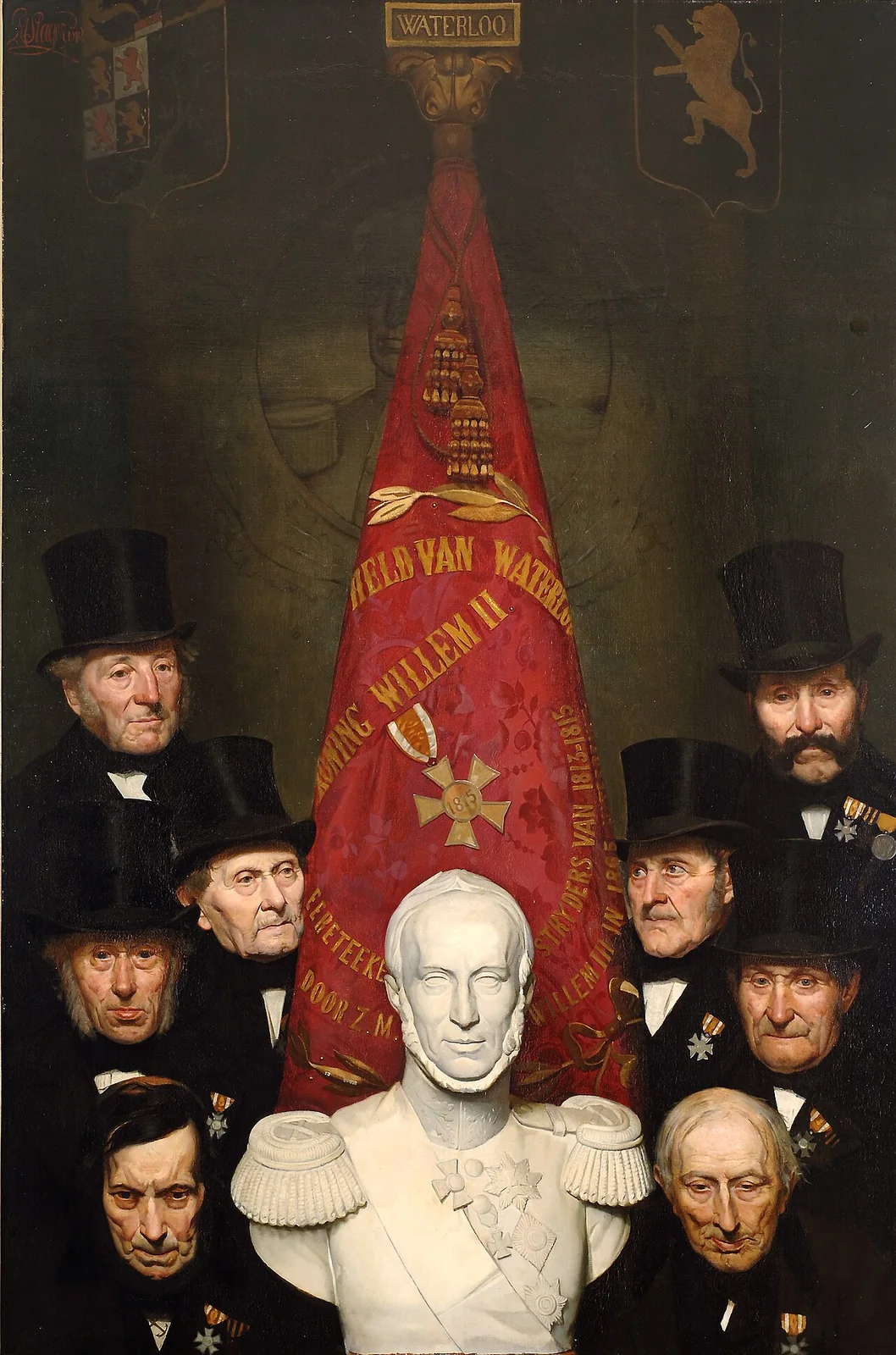 Oud-strijders van Waterloo.