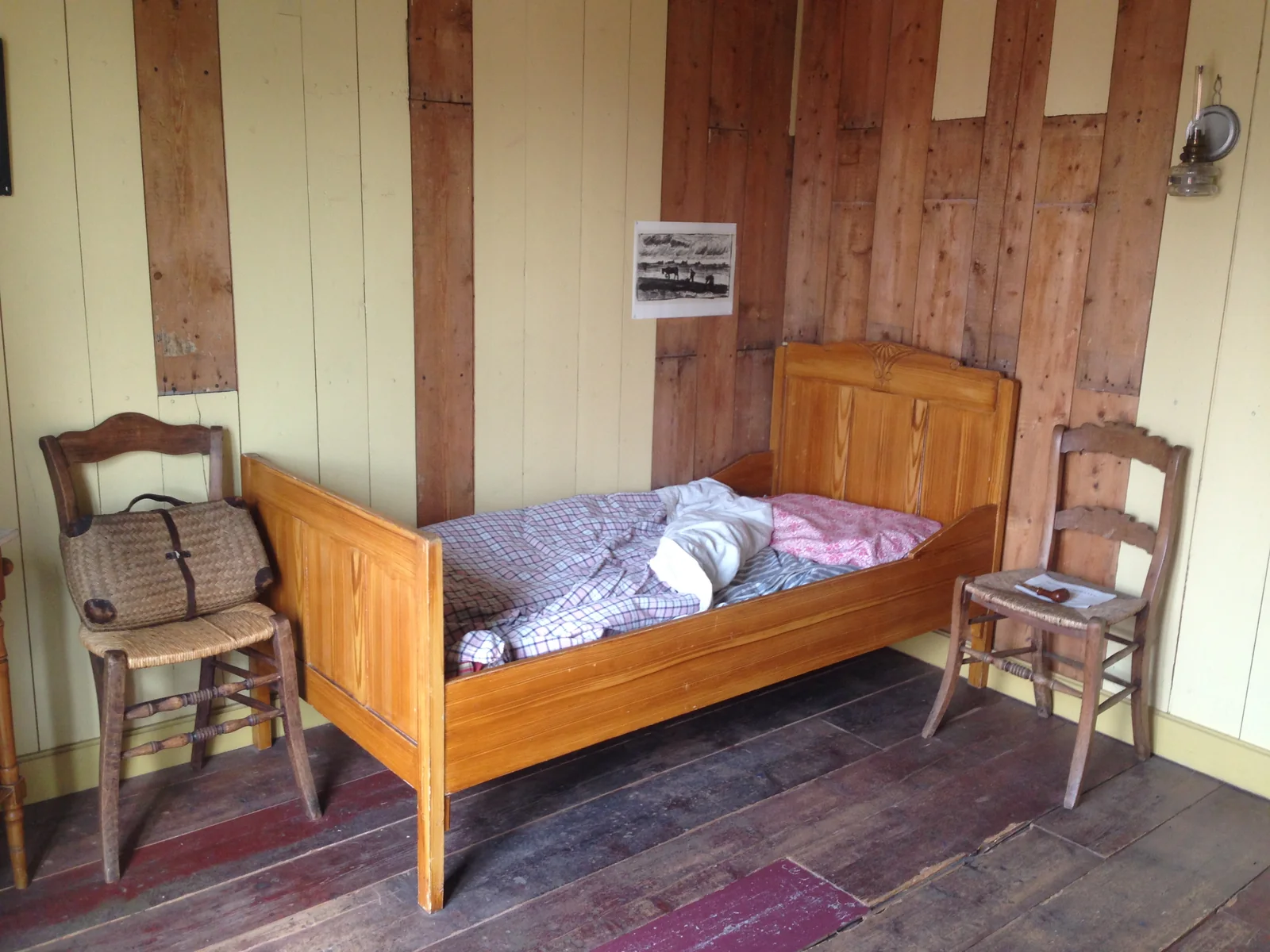Kamer in het Van Gogh Huis in Veenoord.