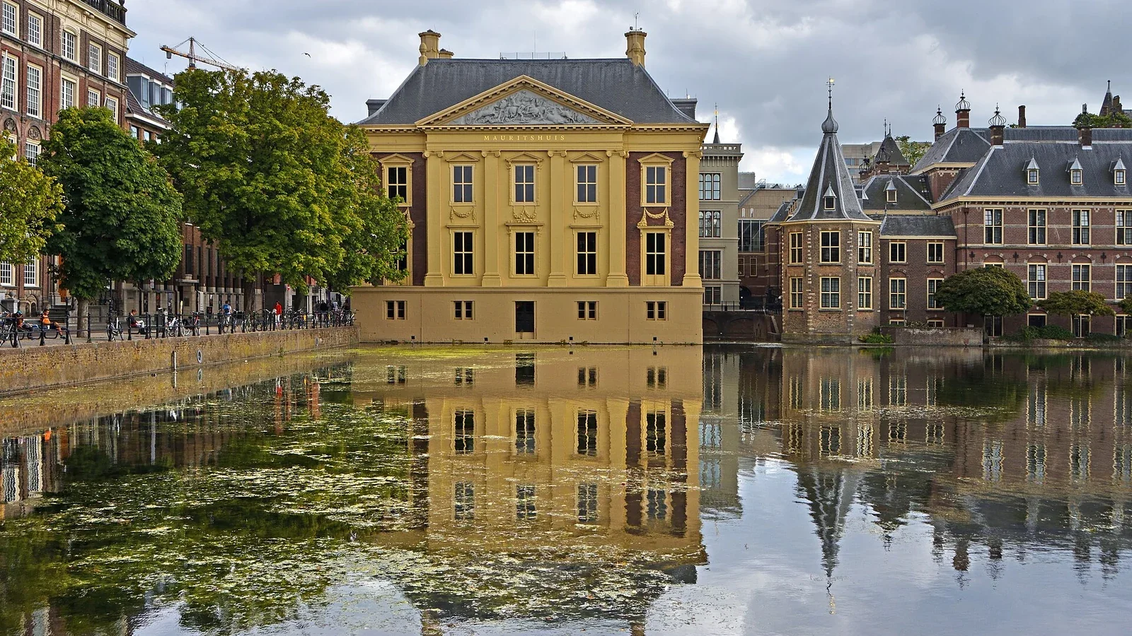The Mauritshuis on the Hofvijver in The Hague.