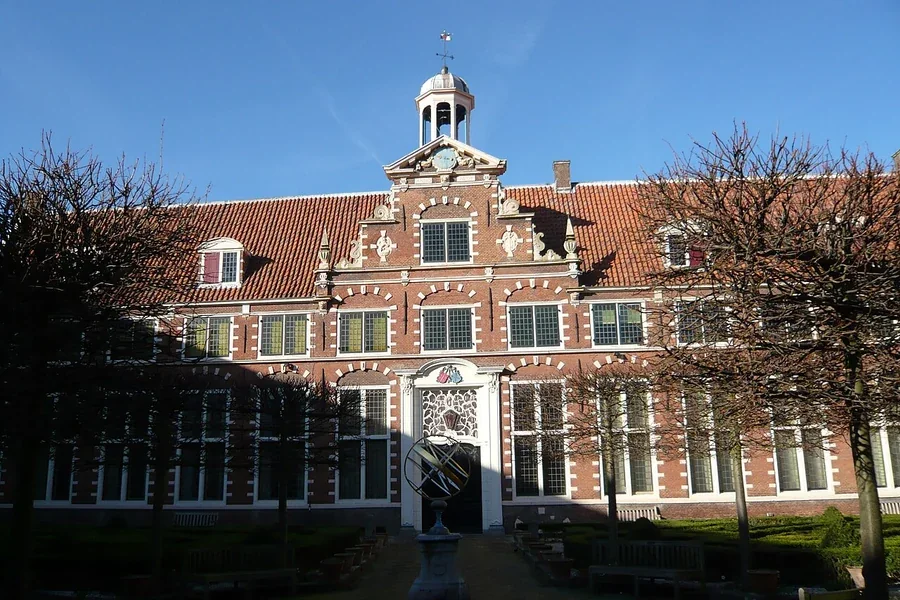 Cour intérieure du Frans Hals Museum à Haarlem.