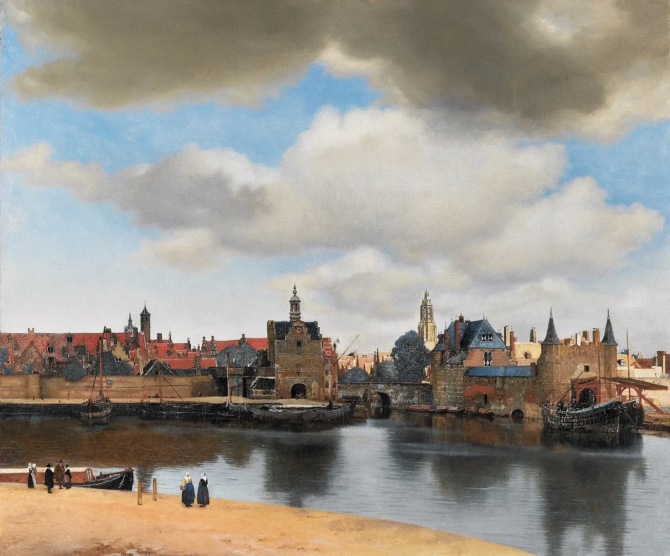 Vermeers schilderij Gezicht op Delft.