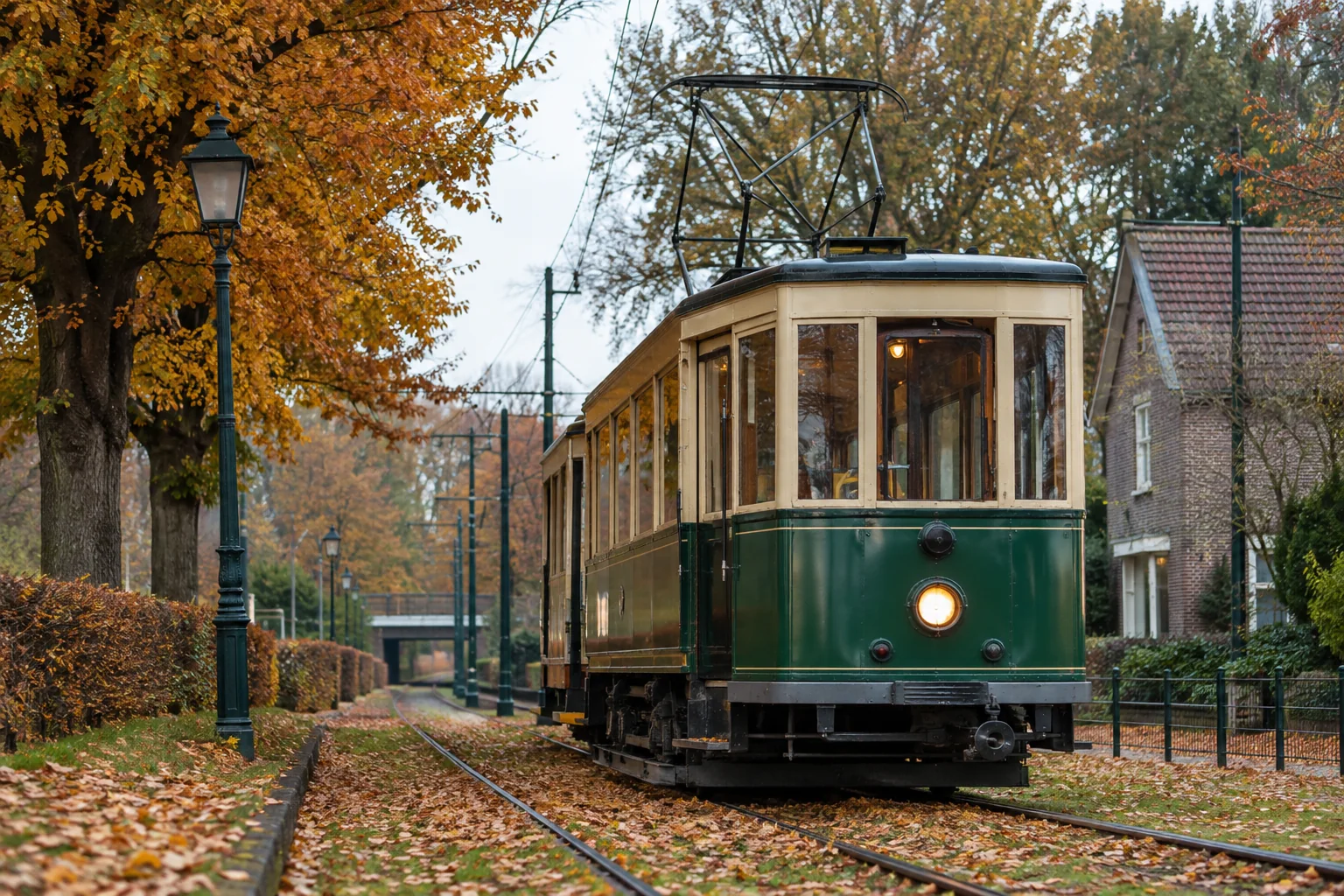 KI-Bild zur Illustration: Eine Museumstram.