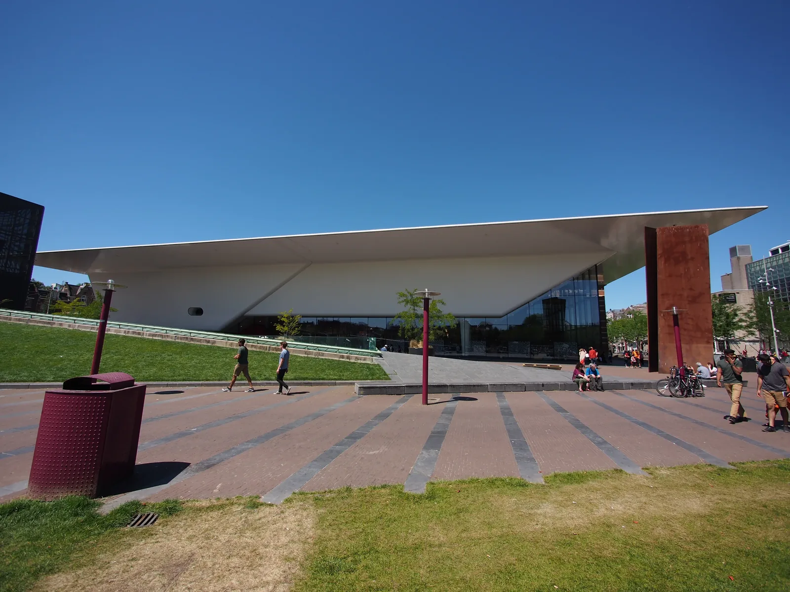 Nieuwe vleugel van het Stedelijk Museum, 30 juni 2018.