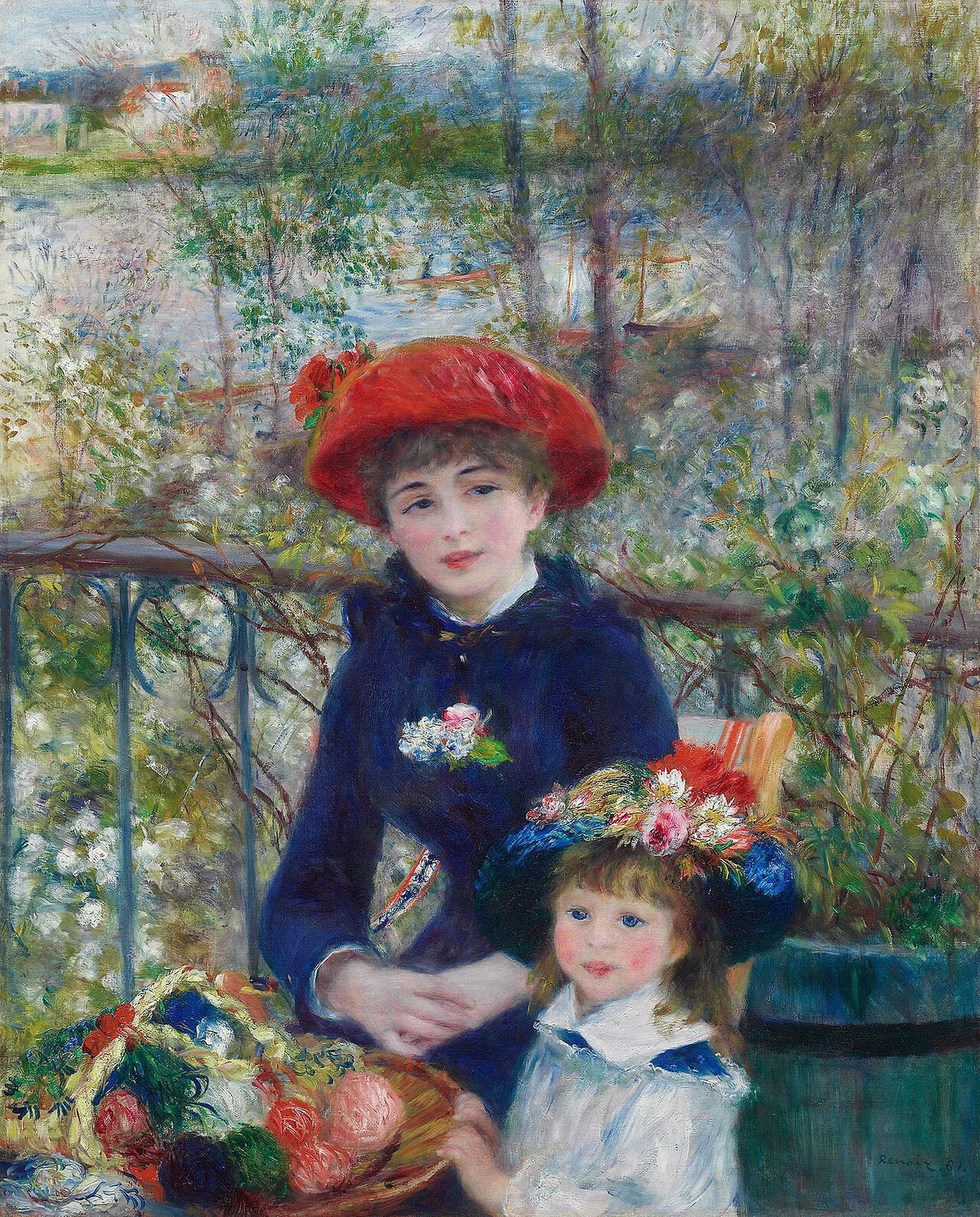 Pierre-Auguste Renoir, Twee zussen (Op het terras). Art Institute of Chicago.