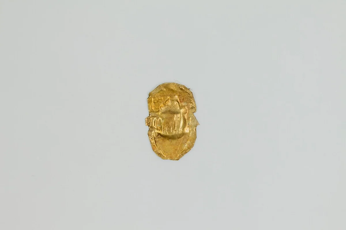 Een Egyptisch scarabeeamulet uit de collectie van The Metropolitan Museum of Art.