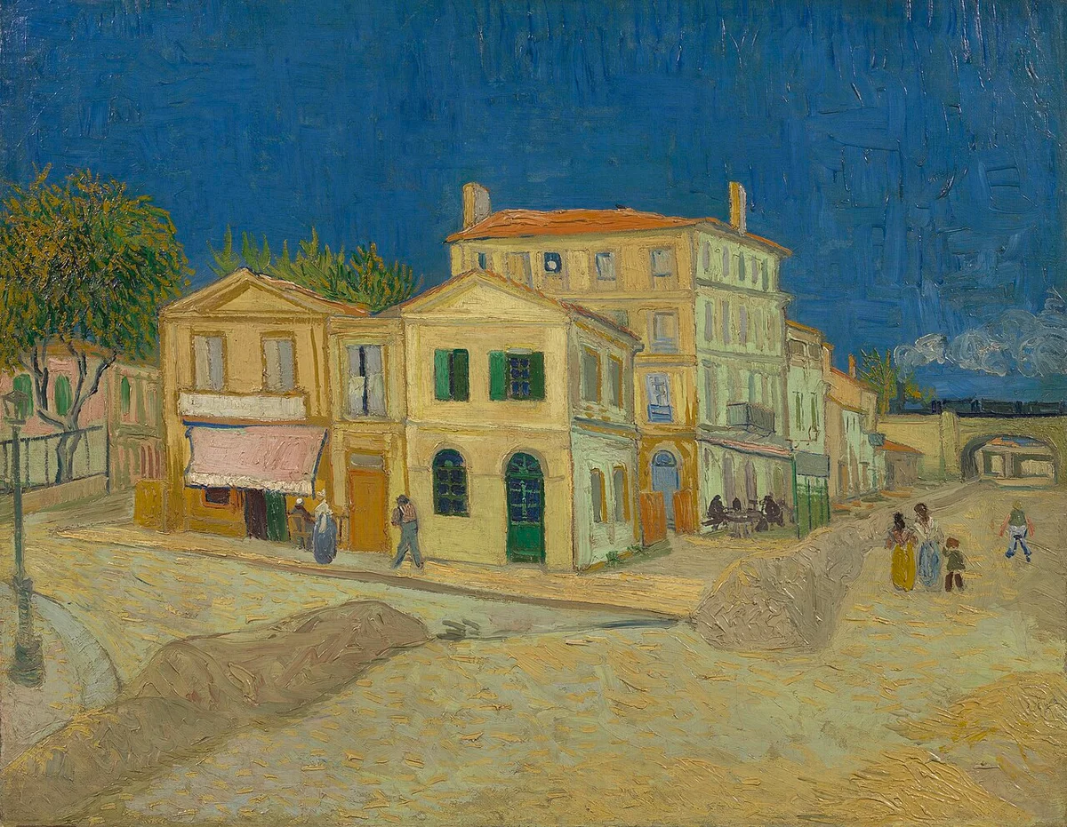 Vincent van Gogh, Het gele huis (De straat), 1888. Van Gogh Museum, Amsterdam (Vincent van Gogh Stichting).