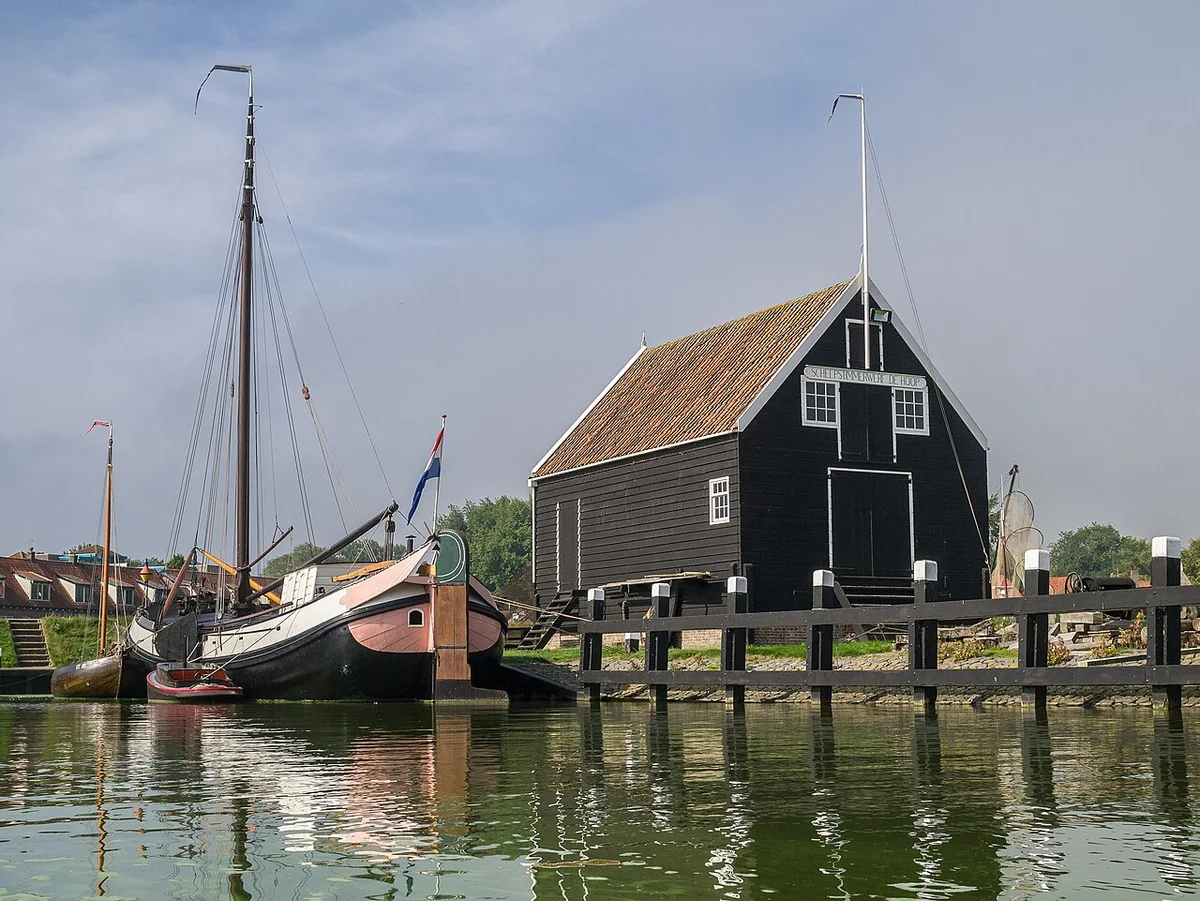 Scheepstimmerwerf De Hoop in het Zuiderzeemuseum, Enkhuizen.